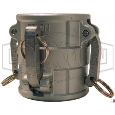 Dixon Type DD Spool Coupler, 5 in Nominal, Female Coupler End Style, 316 SS, Domestic 500-DD-SS